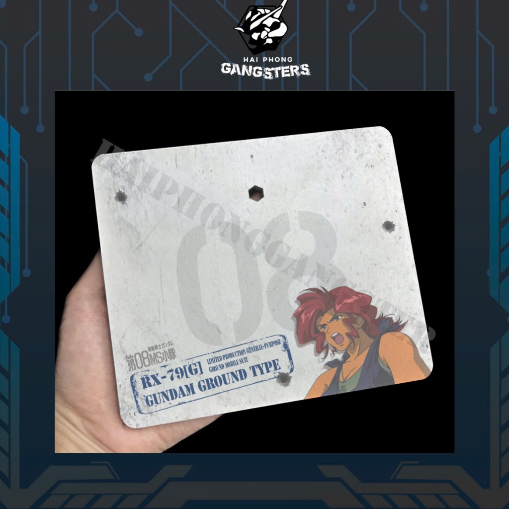 [Nhắn shop trước]CC6 - GUNDAM GROUND TYPE RX-79[G] (Series 8th mobile suit) -  Base mica HG MG