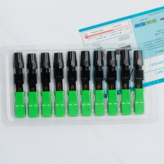 10 chiếc Fast connector 55mm chuẩn SC/APC | Đầu nối quang nhanh Fast connect CHẤT LƯỢNG