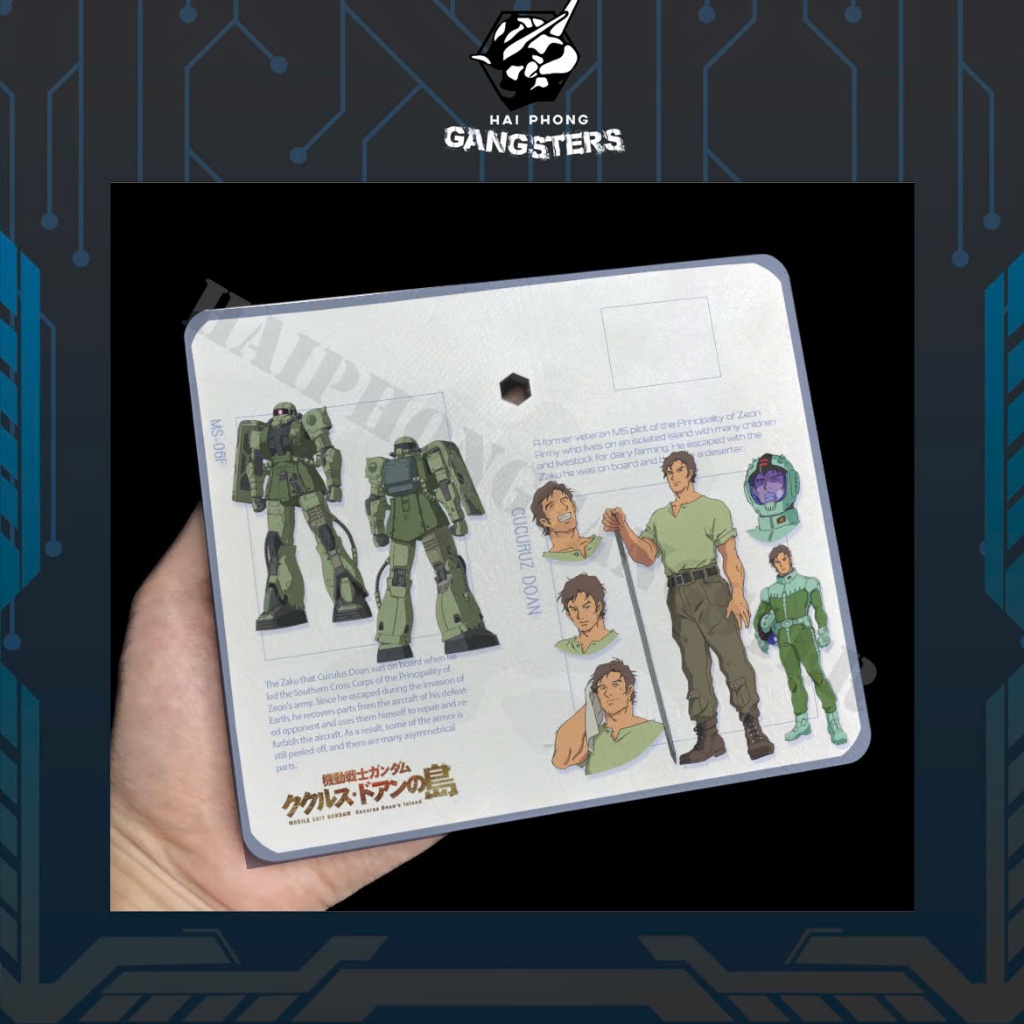 [Nhắn shop trước]AD2 - CUCURUZ DOAN ZAKU MS-06F Cucuruz Doan Island -  Base mica dành cho Gundam