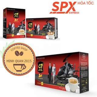 Cà Phê Sữa Hoà Tan G7 3in1 Hộp 18 Gói dài / Hộp 21 gói vuông - Trung Nguyên
