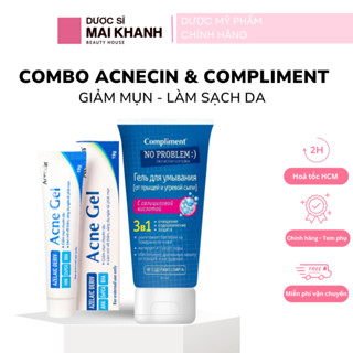 COMBO Giảm Mụn, Làm Sạch Da Hoàn Hảo Acnecin và Compliment