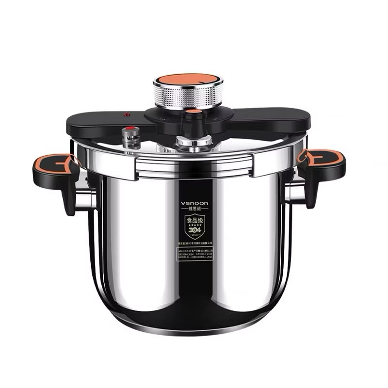 Nồi Áp Suất Inox 304 Cao Cấp Hiệu VSNOON, Nấu Trên Mọi Loại Bếp dung tích 4L, 5L, 6L, 8L