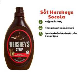 Sirô Sôcôla hiệu Hershey’s chai 1,36kg