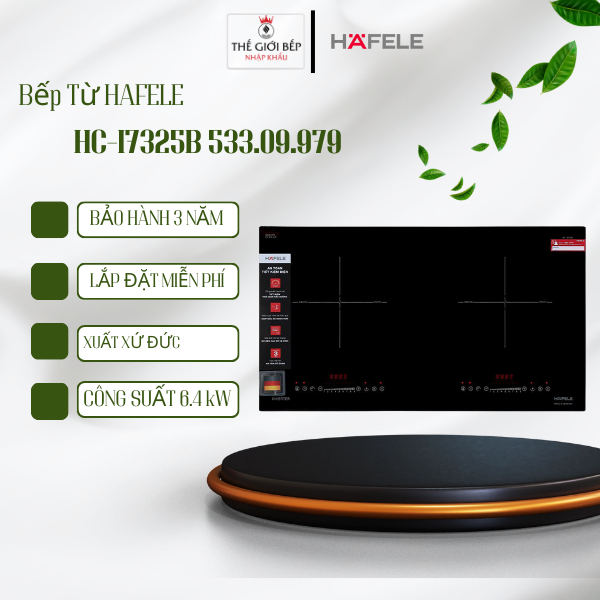 Bếp Từ Đôi Hafele HC-I7325B 533.09.979 - Xuất Xứ Đức, Lắp Âm Lắp Đặt Miễn Phí - BNK