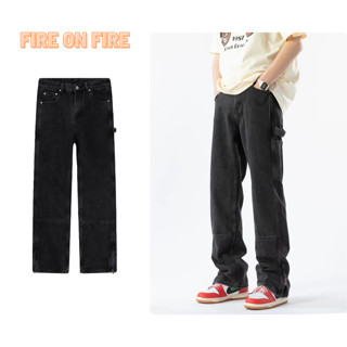Quần Jean Double Knee phiên bản zipper, phong cách HipHop.