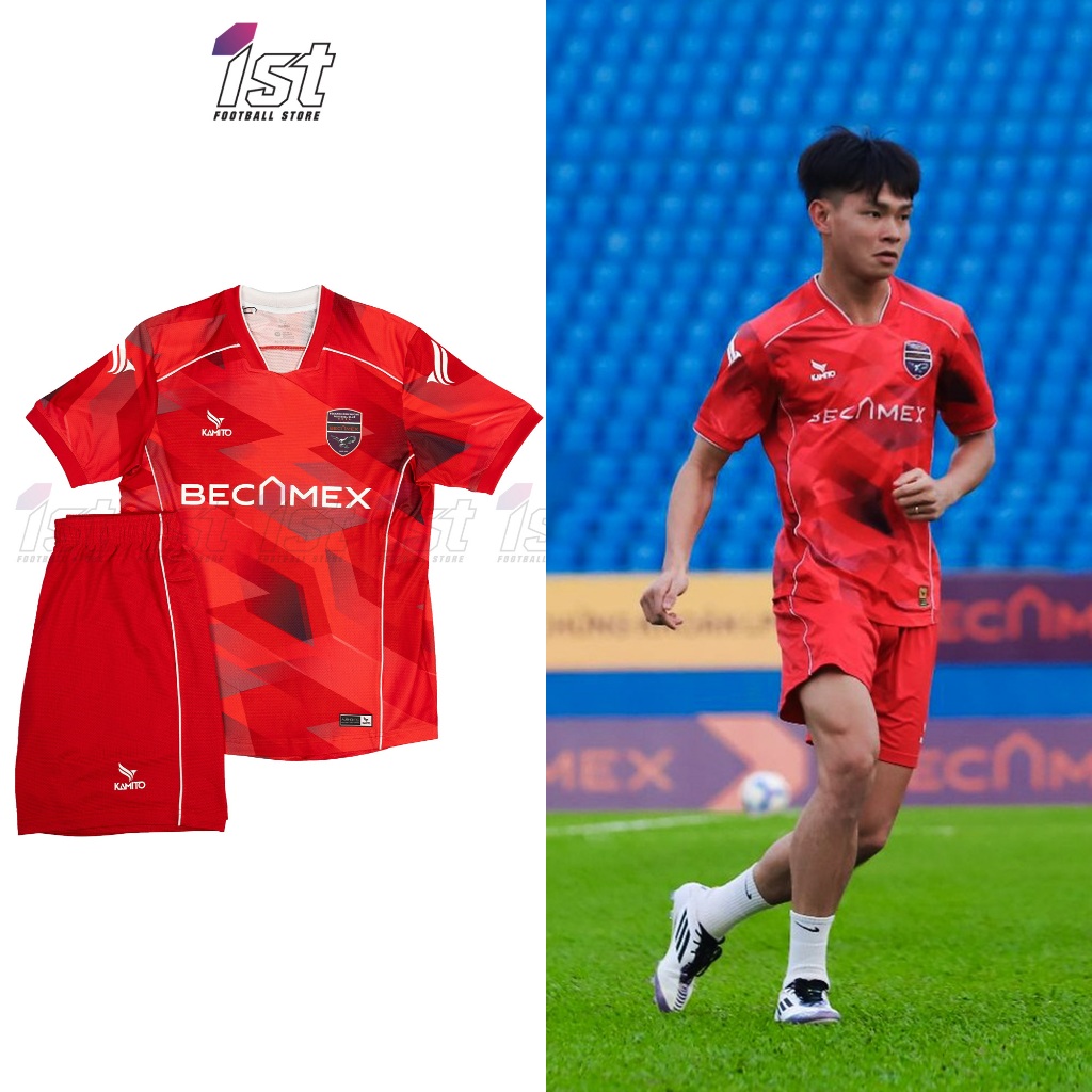 Bộ Tập Luyện Bóng Đá CLB Becamex Bình Dương mùa giải V.League 2024-2025 Kamito Prematch BBD