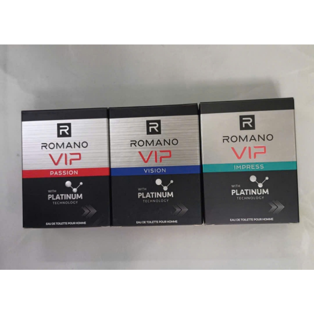 Nước hoa cao cấp Romano Vip 50ml Passion/ Vision/Impress