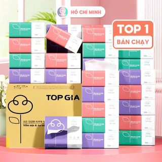 Combo 10 gói Khăn Giấy Gấu Trúc Loại 1 Giấy ăn gấu trúc, gói rút 3 màu cao cấp Top Gia 4 lớp dày dặn, mềm mịn