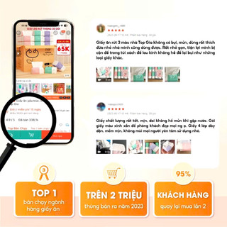 Combo 10 gói Khăn Giấy Gấu Trúc Loại 1 Giấy ăn gấu trúc, gói rút 3 màu cao cấp Top Gia 4 lớp dày dặn, mềm mịn