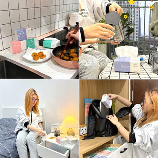 Combo 10 gói Khăn Giấy Gấu Trúc Loại 1 Giấy ăn gấu trúc, gói rút 3 màu cao cấp Top Gia 4 lớp dày dặn, mềm mịn