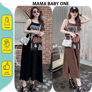 ĐẦM VÁY 2 DÂY COTTON MÙA HÈ SIÊU MỀM MÁT V752-ĐẦM BÀU THIẾT KẾ DÁNG SUÔNG MẶC ĐI BIỂN ĐI CHƠI CỰC XINH TRẺ TRUNG FRESIZE