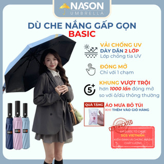 Ô dù che mưa nắng gấp gọn 2 chiều Basic chống tia UV, chống nước, 3 4 năm sử dụng – Nason Umbrella - DU 01
