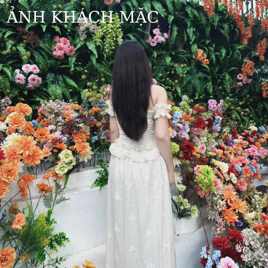 Đầm maxi trễ vai, đầm đi du lịch đi biển cho nàng chất liệu tơ mềm mại hàng đẹp loại 1 thiết kế tôn eo khoe dáng- MP | BigBuy360 - bigbuy360.vn