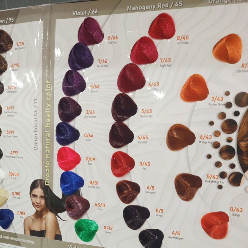 Kem nhuộm tóc chuyên nghiệp M.pros