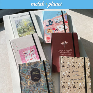 Sổ tay Sổ ghi chép Bullet Journal ruột Dotgrid A5 180 trang Sổ bìa cứng 100gsm - Melab.plan