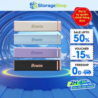  Ổ cứng di động SSD BIWIN PD2000 1TB 2TB USB 3.2 Gen 2 x2 găn điện thoại laptop Chính hãng BH 5 năm 