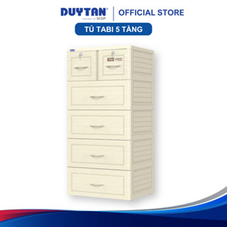 Tủ Tabi 5 tầng DUY TÂN nhựa PP/ABS, bao gồm 4 hộc lớn và 2 hộc nhỏ, tủ quần áo đa năng, tiện lợi