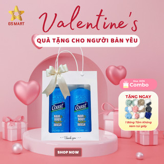 Dầu gội đầu kiêm sữa tắm Và Xà Phòng Coast hàng Mỹ chai 946ml hương thơm nam tính, chống nhờn cho da