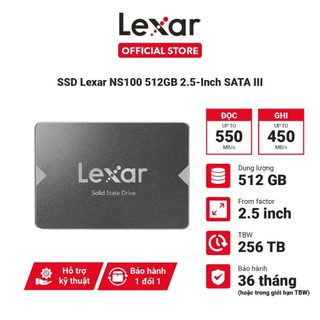 Ổ cứng SSD Lexar NS100 2.5-Inch SATA III - Bảo hành 36 tháng