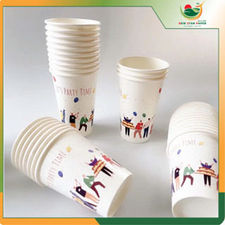 Lốc ly giấy có họa tiết noel, tết