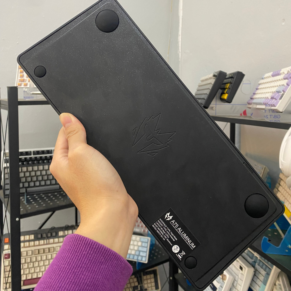 Bàn phím cơ khung nhôm ATAS A75 ALUMINUM - 3 mode kết nối - LED RGB - APP Marco - Hot-swap 5 pin | BigBuy360 - bigbuy360.vn
