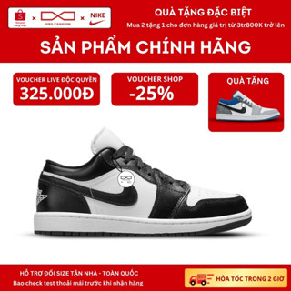 Giày Air Jordan 1 Low Panda DC0774-101 chính hãng thể thao cho nam nữ, Jordan 1 Panda chính hãng fullbox OXO FASHION