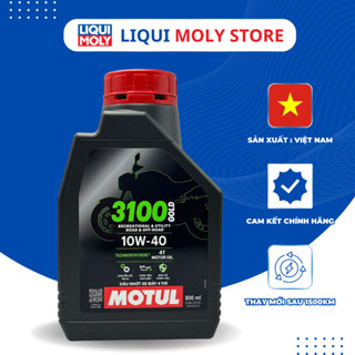 Motul 3100 Gold 10w40 nhớt bán tổng hợp cho xe số, côn tay