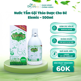 Nước Tắm Gội Thảo Dược Cho Bé Elemis Chai 200ml 500ml DK Pharma