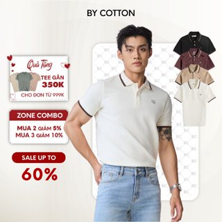 Áo Thun Nam Cao Cấp Polo Fox Sớ Vải Gân Dệt Cao Cấp Form Dáng Vừa Vặn BY COTTON