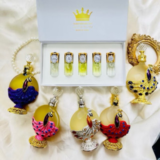 Dubai King _ Set 5 mùi hương của Tinh dầu nước hoa Dubai Phượng Hoàng Dubai mua 4 Tặng 1- chiết sẵn kèm hộp