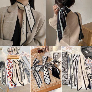 Khăn cột tóc turban lụa quấn túi xách quàng cổ phụ kiện dễ thương cho nữ đẹp phong cách Hàn Quốc AAA iLita