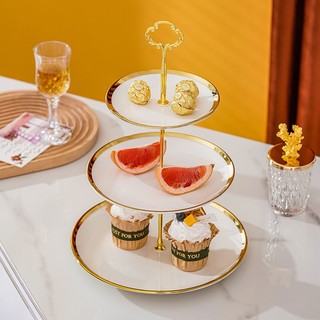  Kệ bánh khay đĩa sứ 2 tầng 3 tầng đựng bánh kẹo trang trí tiệc  hàng sẵn có hoả tốc  