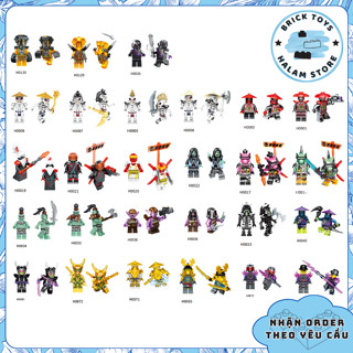 [RẤT ĐẸP] Đồ chơi lắp ráp minifigures Ninjago mô hình nhân vật phản diện Unagami Lính xương Lính rắn