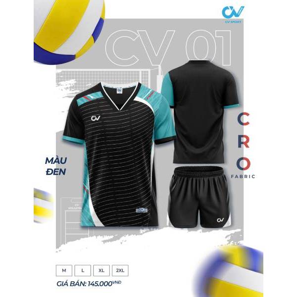 Bộ Quần Áo Bóng Chuyền Nam - Nữ CV CV01