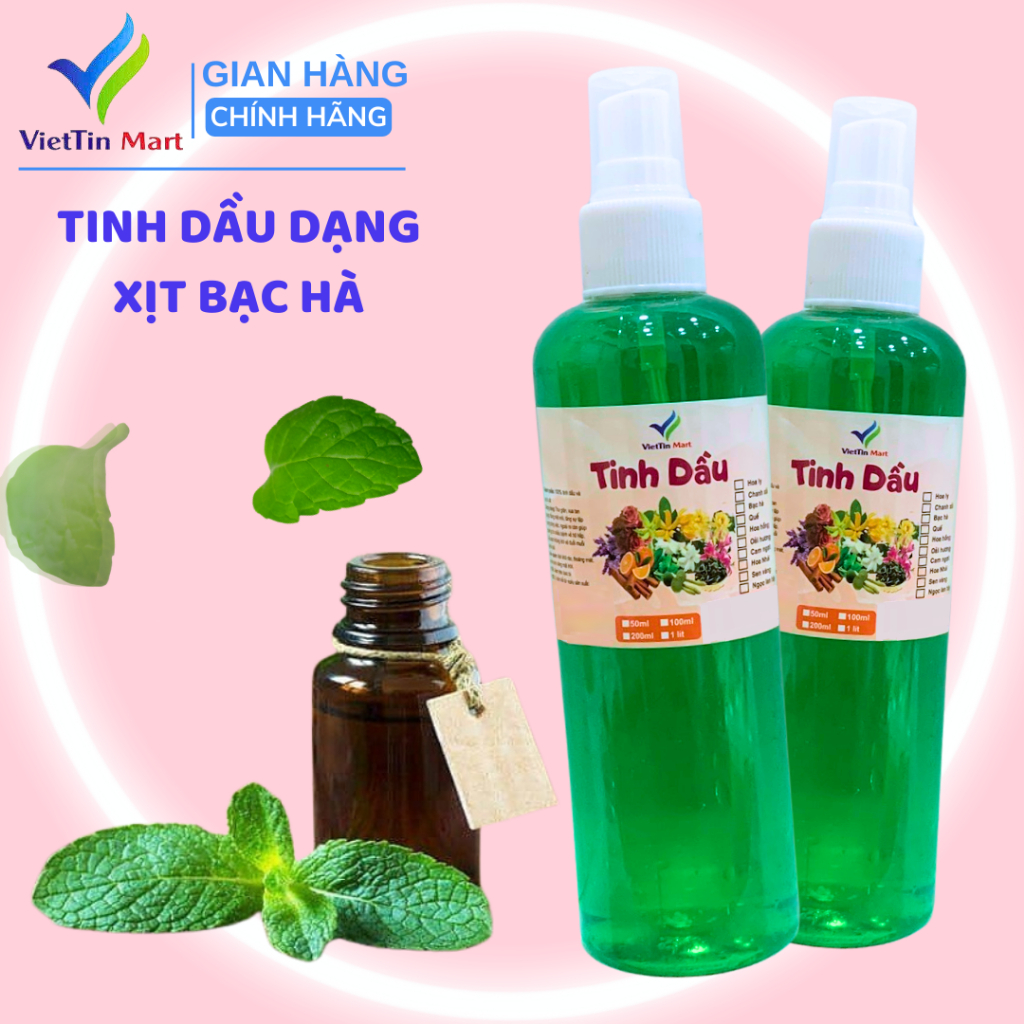 Tinh Dầu Bạc Hà Xịt Viettin Mart 260ml