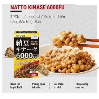 Viên Uống Phòng Chống Đột Quỵ Natto Kinase 6000fu 60 Viên