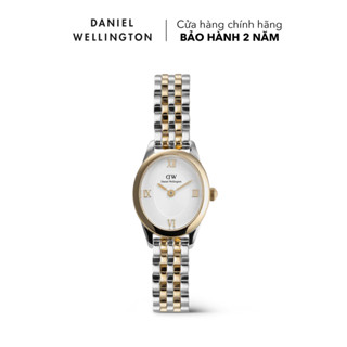 Đồng hồ Nữ Daniel Wellington dây thép mắt xích 5-Link - DW00100811 Ophelia Mini Two Tone Mặt Oval Bạc 25.5x22mm