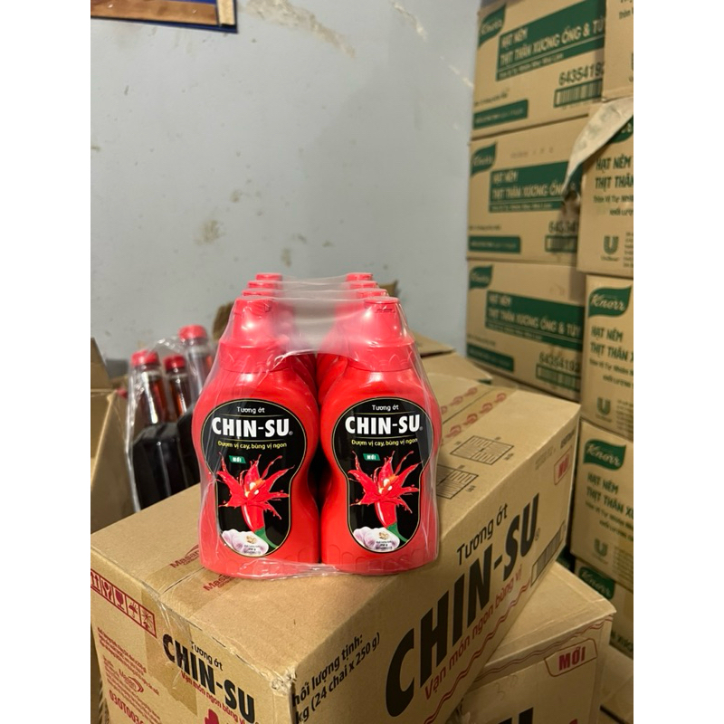 chai tương ớt chinsu 250g/500g/1kg