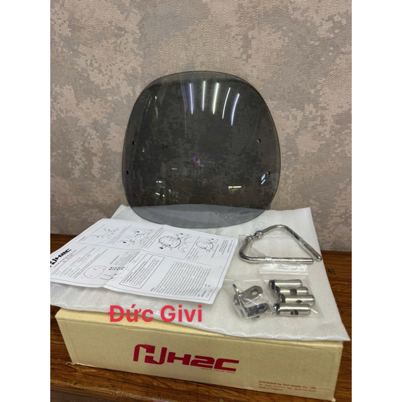 Kính chắn gió xe Scoopy 2025 H2C Honda Thailand