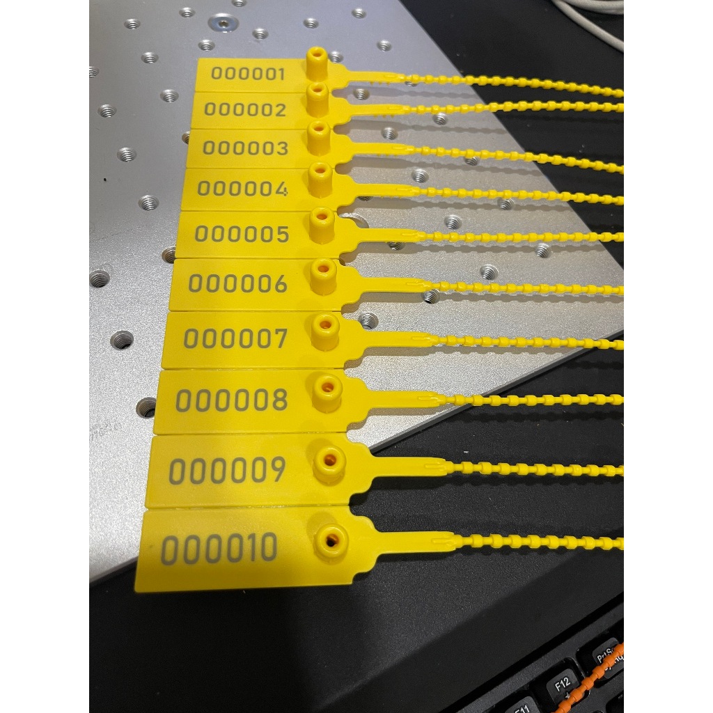 Set 100 Cái Seal Niêm Phong Dây Đốt Trúc 33cm - Có Số Series - Khóa Niêm Phong Nhựa