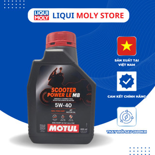 Motul Scooter Power Le 5W40 nhớt tổng hợp cao cấp cho xe tay ga