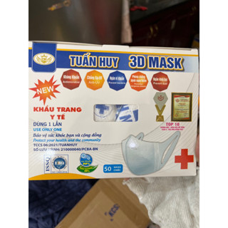 hộp 50c khẩu trang 3D người lớn