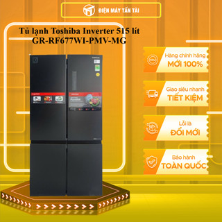  GR-RF677WI-PMV-MG - Tủ lạnh Toshiba Inverter 515 lít GR-RF677WI-PMV-MG - MIỄN PHÍ GIAO HCM 