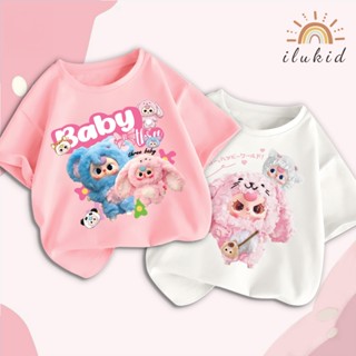 Áo thun bé gái ILUKID áo phông cho bé ngắn tay in hình Baby Three dễ thương cute cho bé trai bé gái