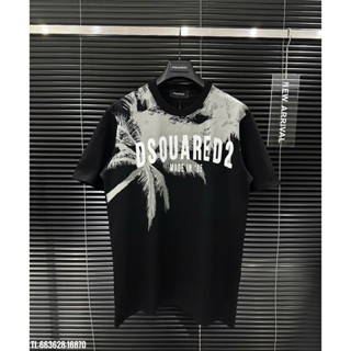 Áo Phông Nam D2 In Hình Cây Dừa Kèm Chữ Cực ĐỈnh - Áo Thun Nam Nữ Chất Liệu Cotton Thoáng Mát Cho Các Boy Phố Đi Chơi