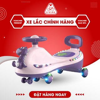 Xe lắc khủng long đủ màu sắc cho bé yêu