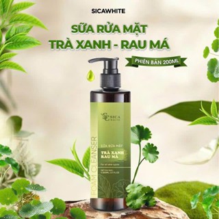 Sữa Rửa Mặt Trà Xanh Rau Má Hỗ Trợ Kiềm Dầu , Ngừa Mụn, Dưỡng Trắng Da Chai 200ml