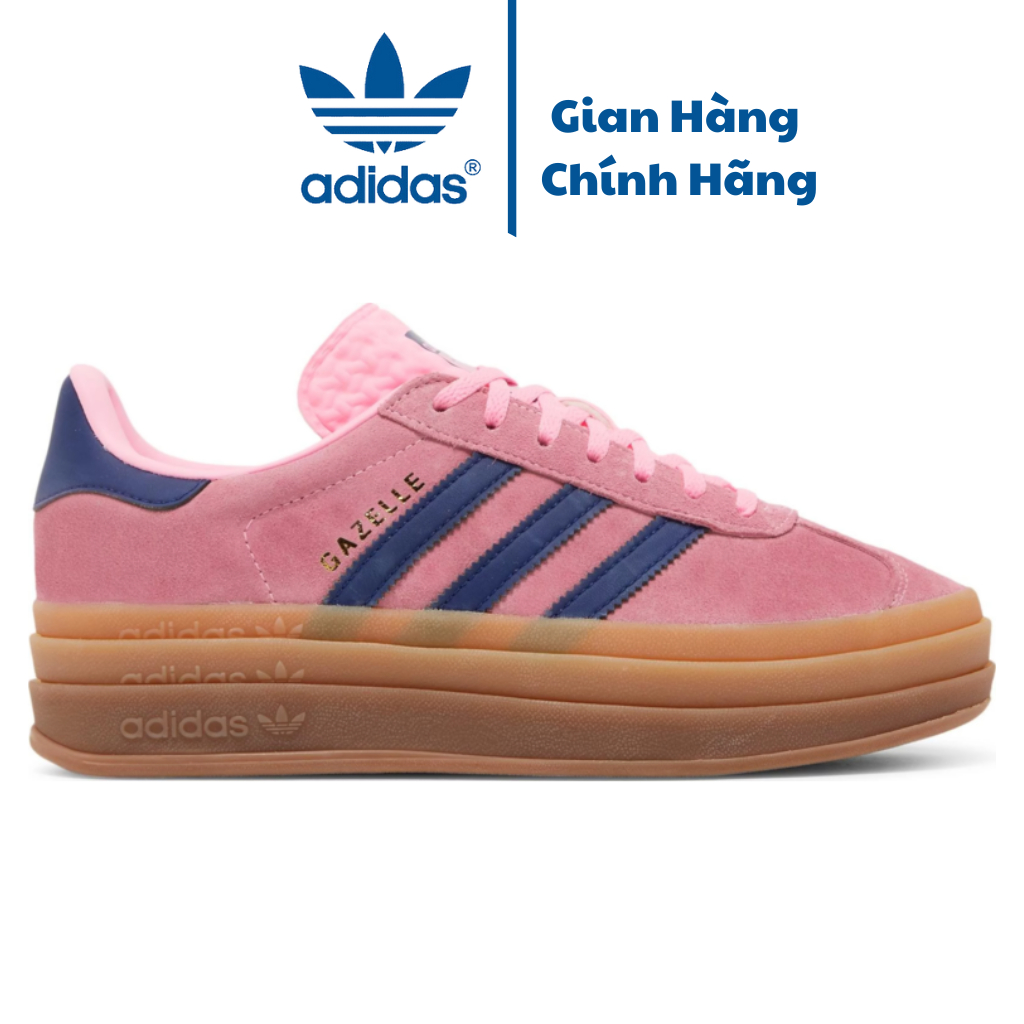 [ HÀNG CHÍNH HÃNG ]  Giày Adidas Gazelle Bold ‘Pink Glow’ H06122