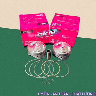 Piston FASSTEK 54 2val niền bạc 11 đầu cao ắc 13 hệ wave, dream, cub 67