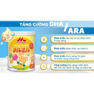 [CHÍNH HÃNG]  Sữa Morinaga Chilmil số 2 Nhật Bản 800g bé tiêu hóa khỏe, đề kháng vững